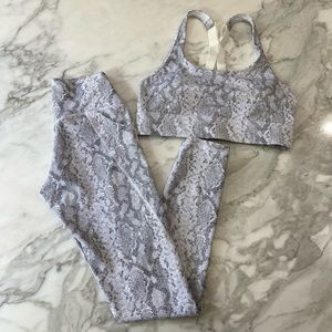 Curves N Combatboots Bra and Leggings Set